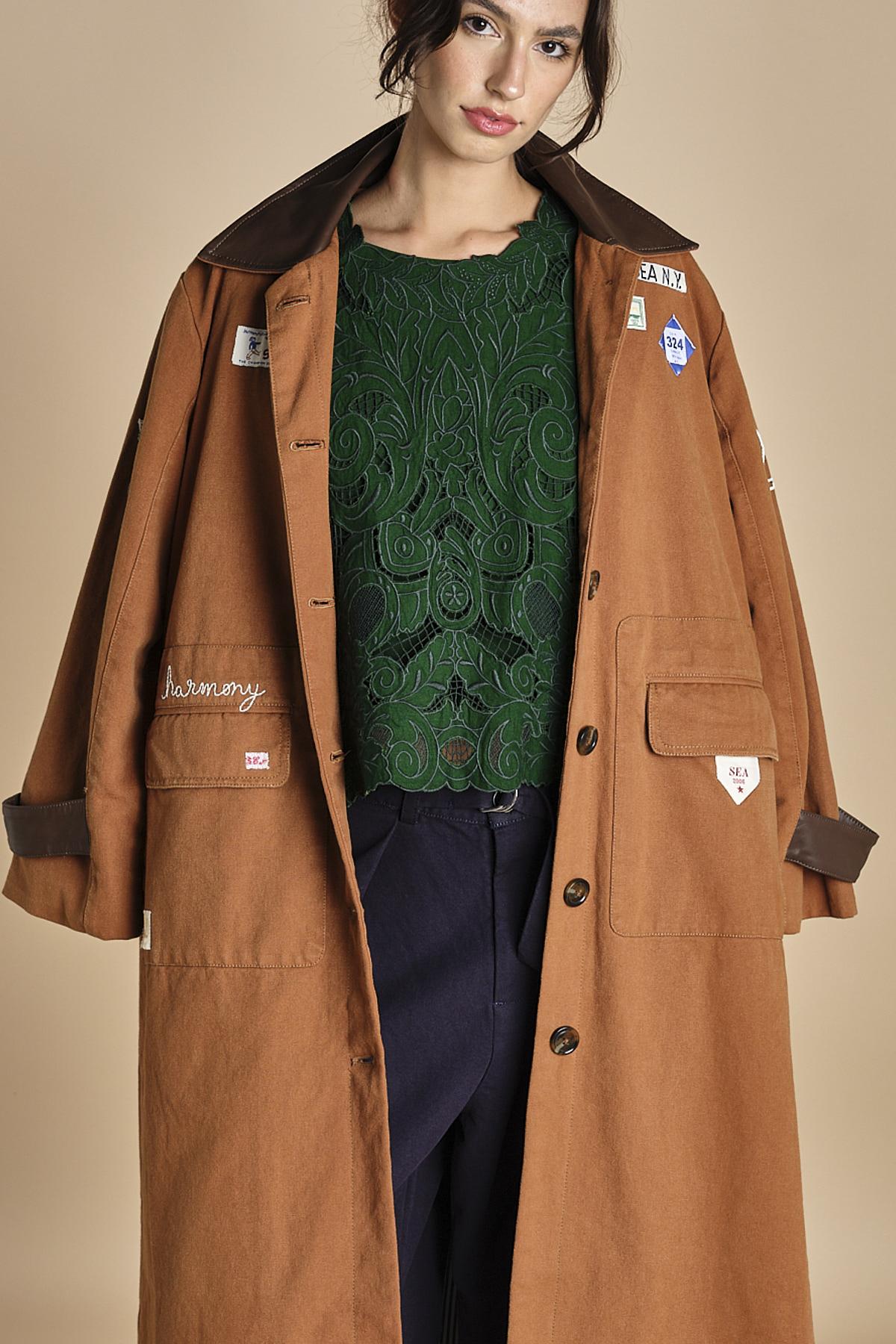 CECI top pizzo m/l 019 GREEN sea ny