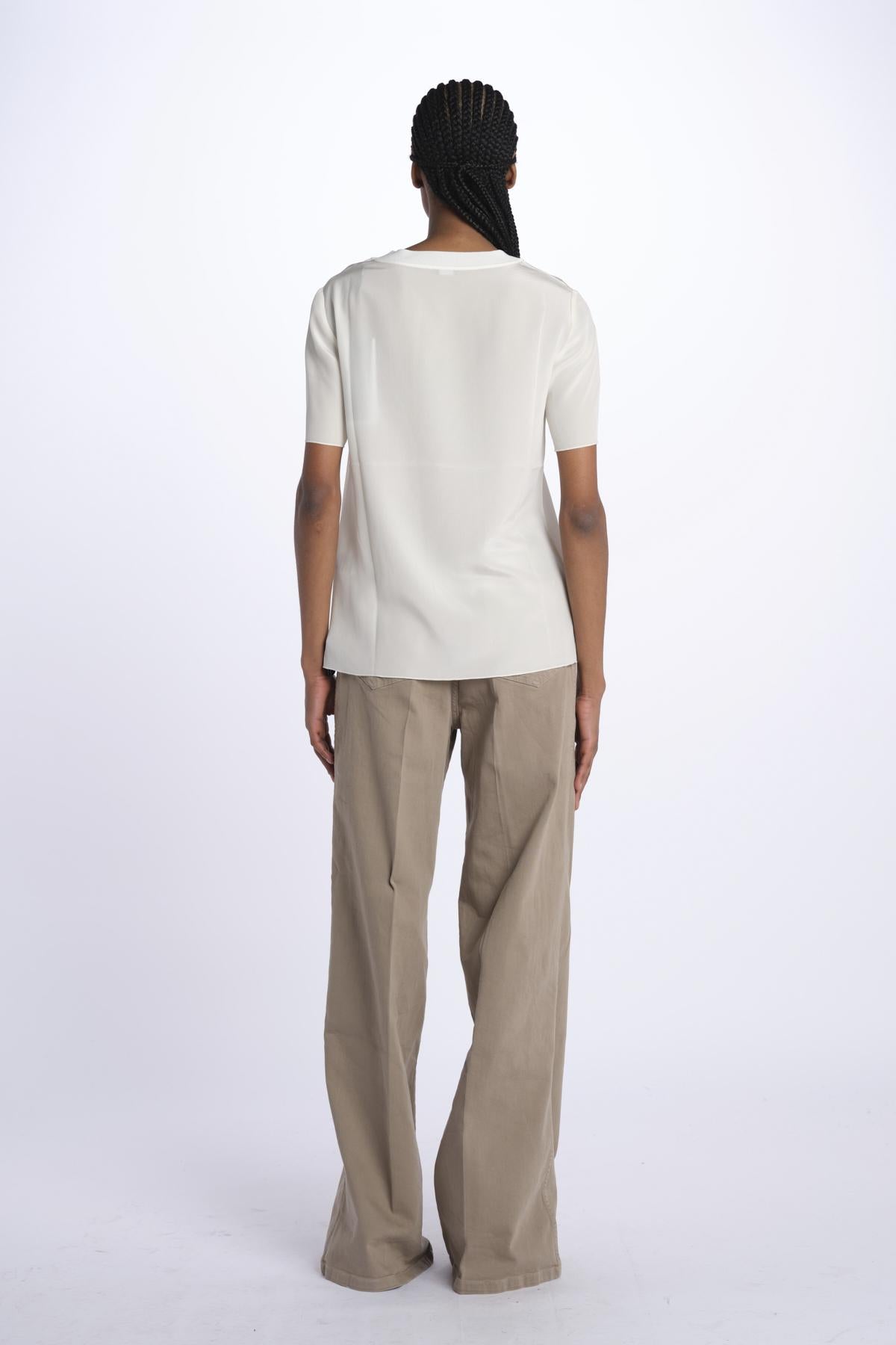 RUBIN seta bordo maglia JF005849 IVORY joseph