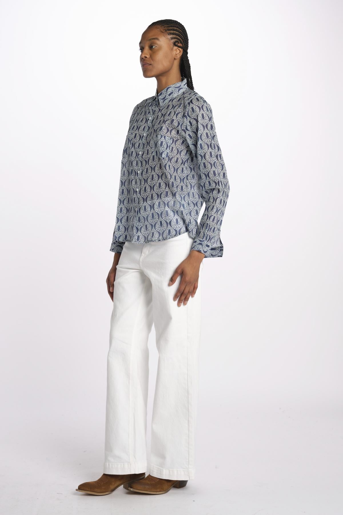 Camicia FLEUR SX7522 4G02 terre rouge