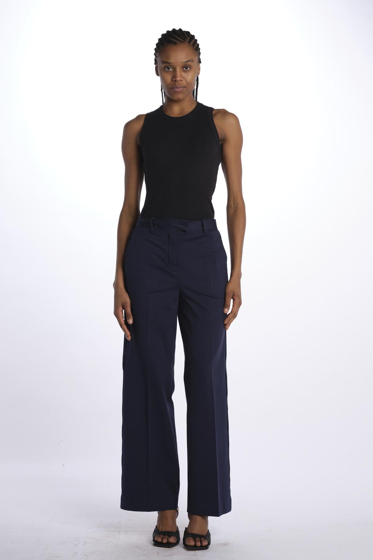 Pantaloni filo scozia 3418 INDIGO circolo 1901