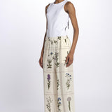 Pantalone LORY stampa fiore 2515131012600 001 weekend maxmara