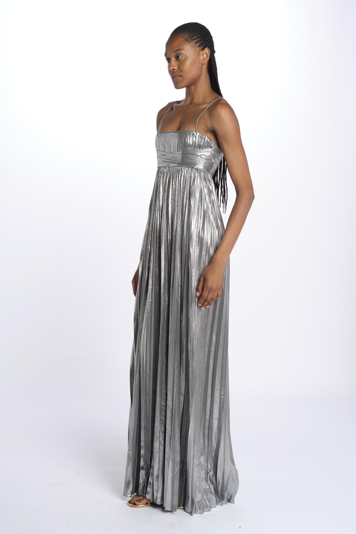 ZINNIA abito plissè FW24 9674 ALUM retrofete