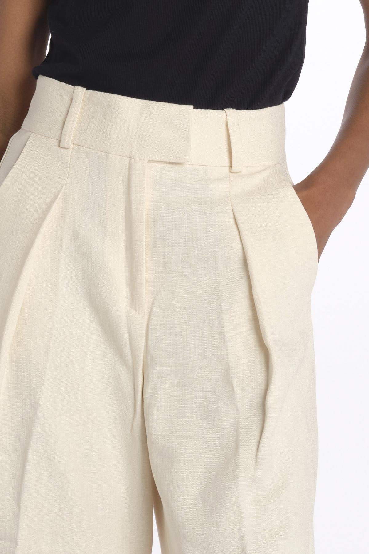 PEONY SUE short misto lino IO115171 WH014 ivy oak