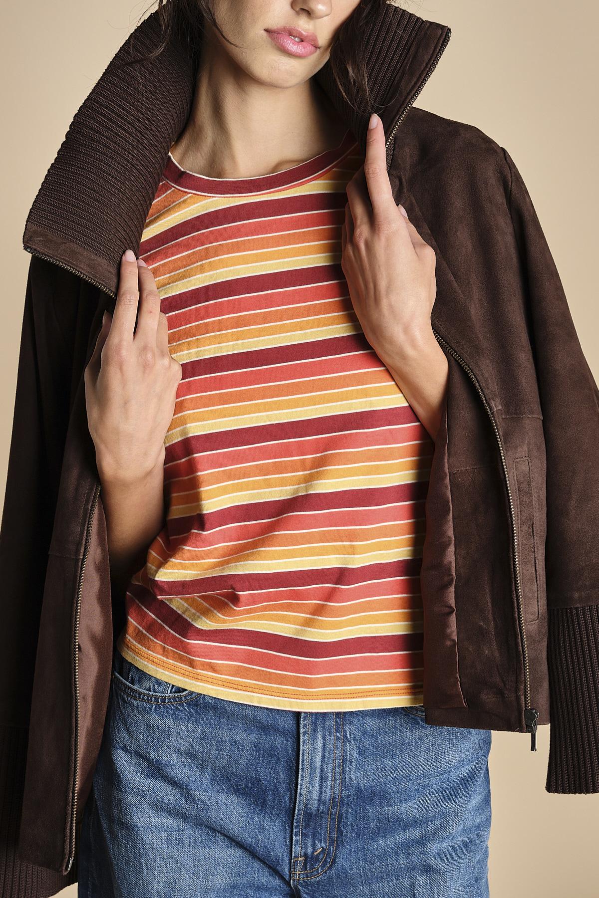 t-shirt righe THE LIL GOODIE GOODIE 8341 1730 mother