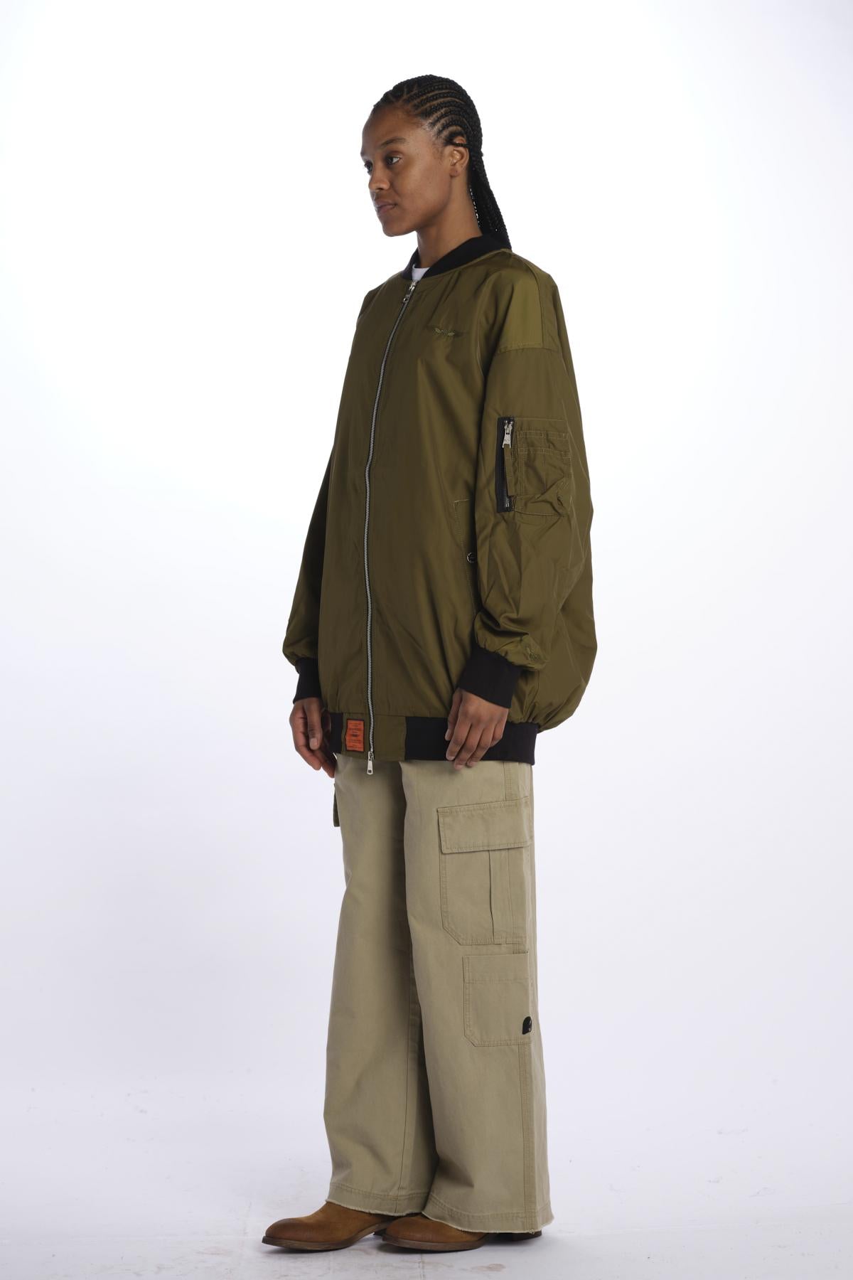 Bomber lungo unnsex MA204 KHAKI bombers original