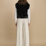 gilet in ecofur. GABI NOIR giovanni paris