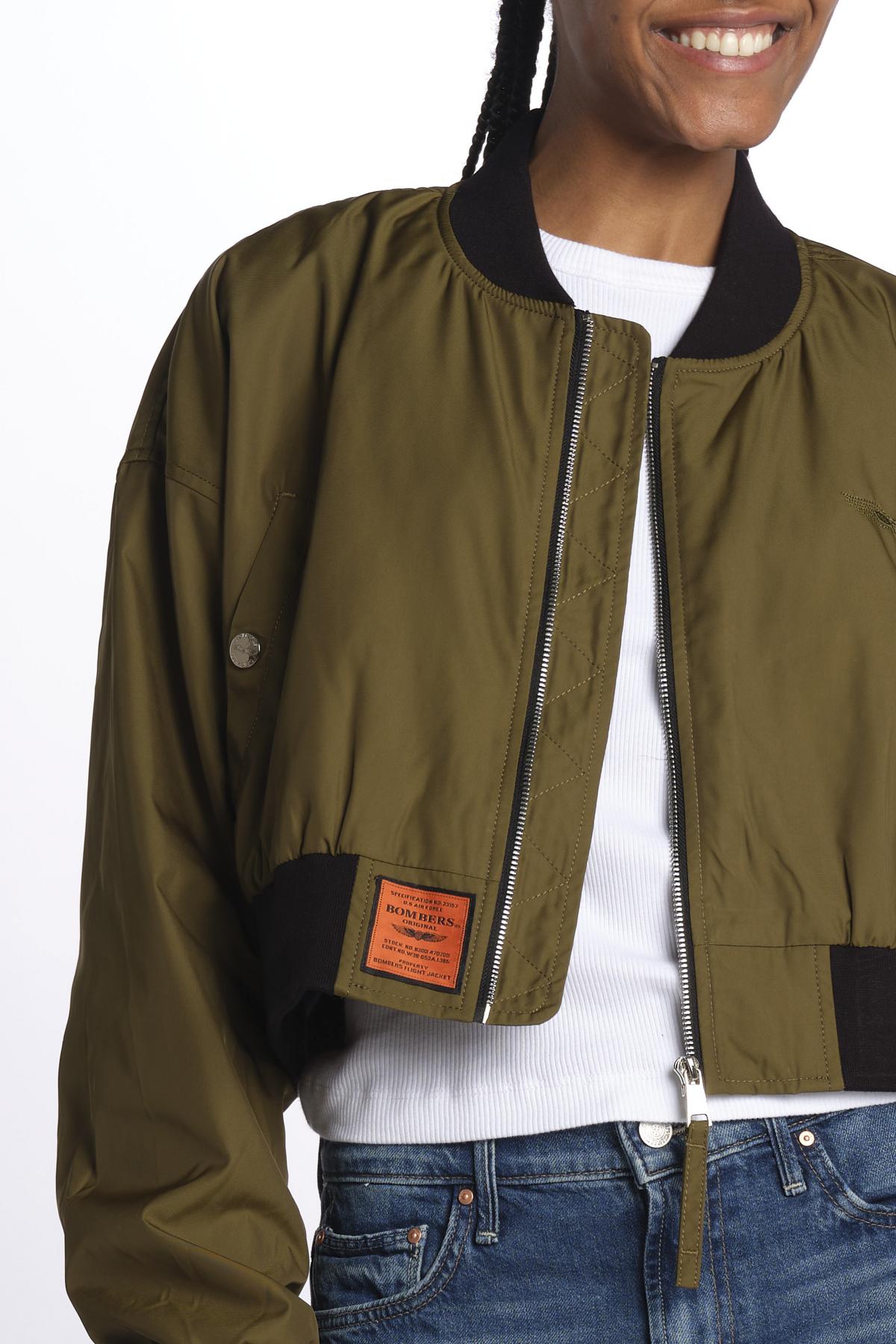 MA202 bomber corto donna EVMA202BE KAKI bombers original