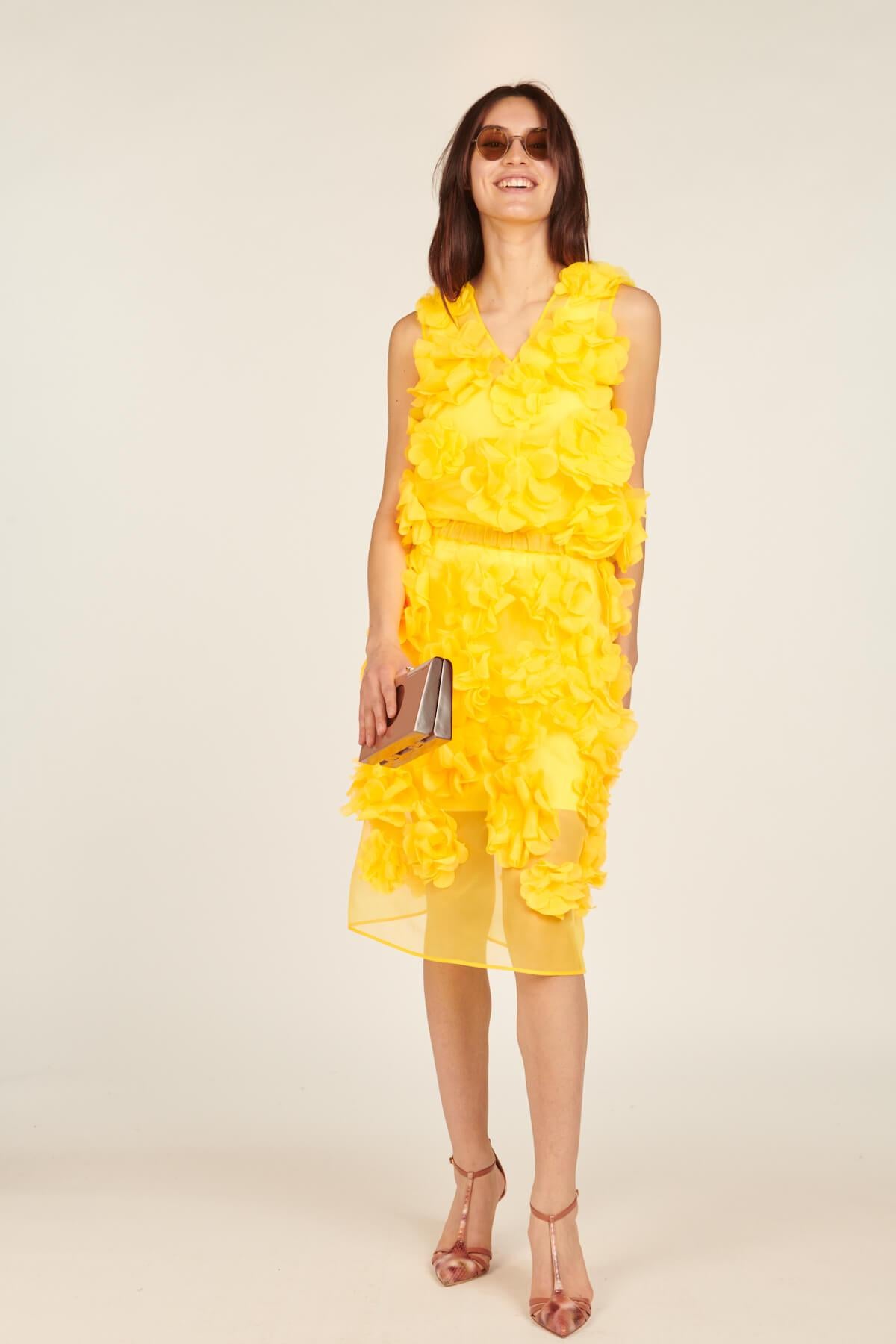 Top Fiori Applicati SS2149 SUNNYYELLOW paskal