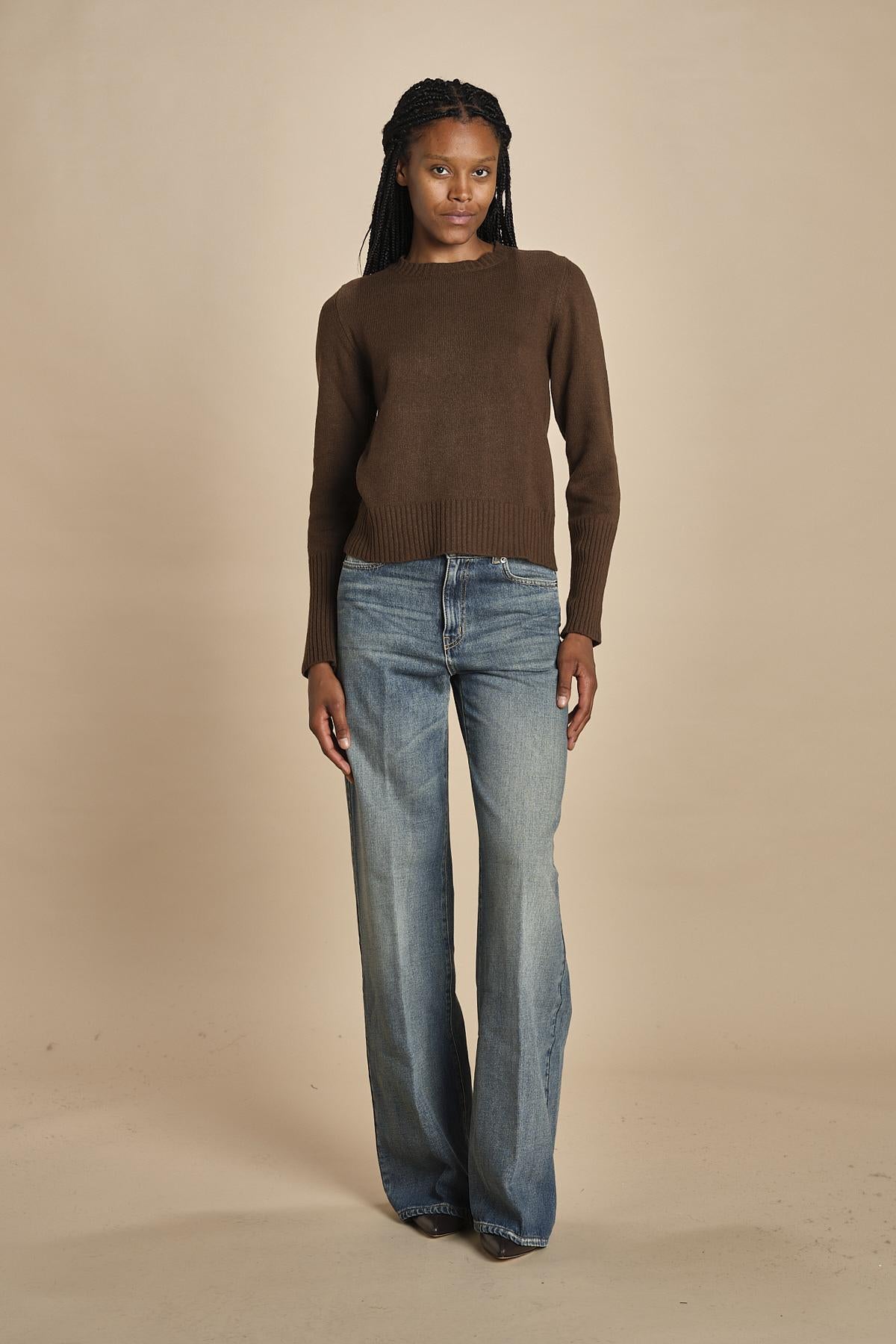 d2501005 girocollo slim by milaura. d2501005 311 MORO milaura