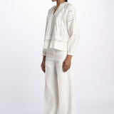 Camicia ELIM pieghine + pizzo ELIM ECRU vanessa bruno