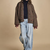 giubbino in piede de poule ASHER52 CBA COMBO bellerose