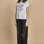 tshirt con scritta. JWTS02769 WHITE 107 zadig & voltaire