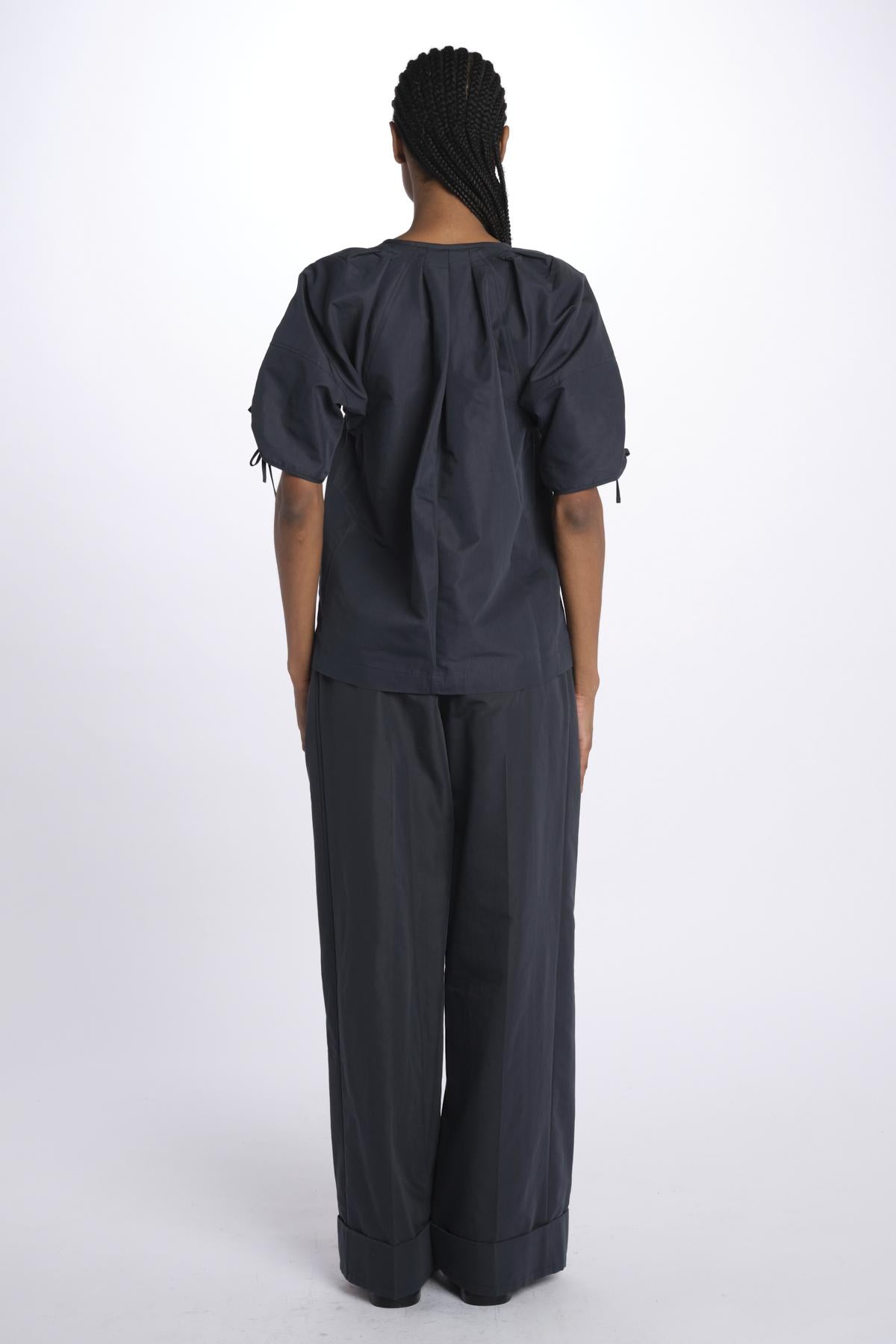 Camicia SHIRRED manica sbuffo 21640LCO MIDNIGHT phillip lim