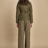 giacca sahariana. WWOW01681 LEAVES 308 zadig & voltaire