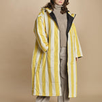 piumino lungo. 90110 MONACO RIGHE sittingsuit