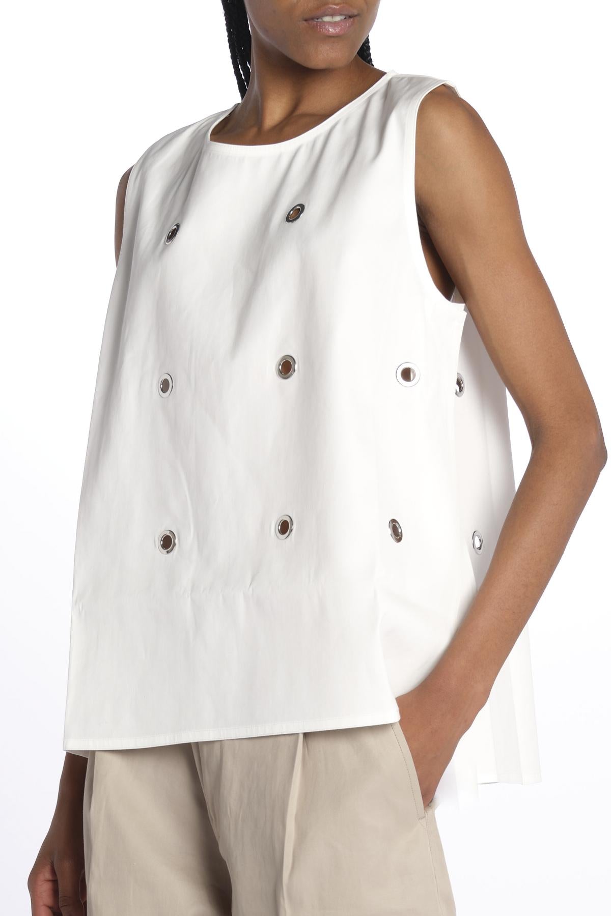 BRODY top con anelli BRODY OFF WHITE sofie d'hoore