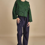 CECI top pizzo m/l 019 GREEN sea ny