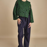 CECI top pizzo m/l 019 GREEN sea ny