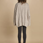 maglia over con trecce NESK SABLE bellerose