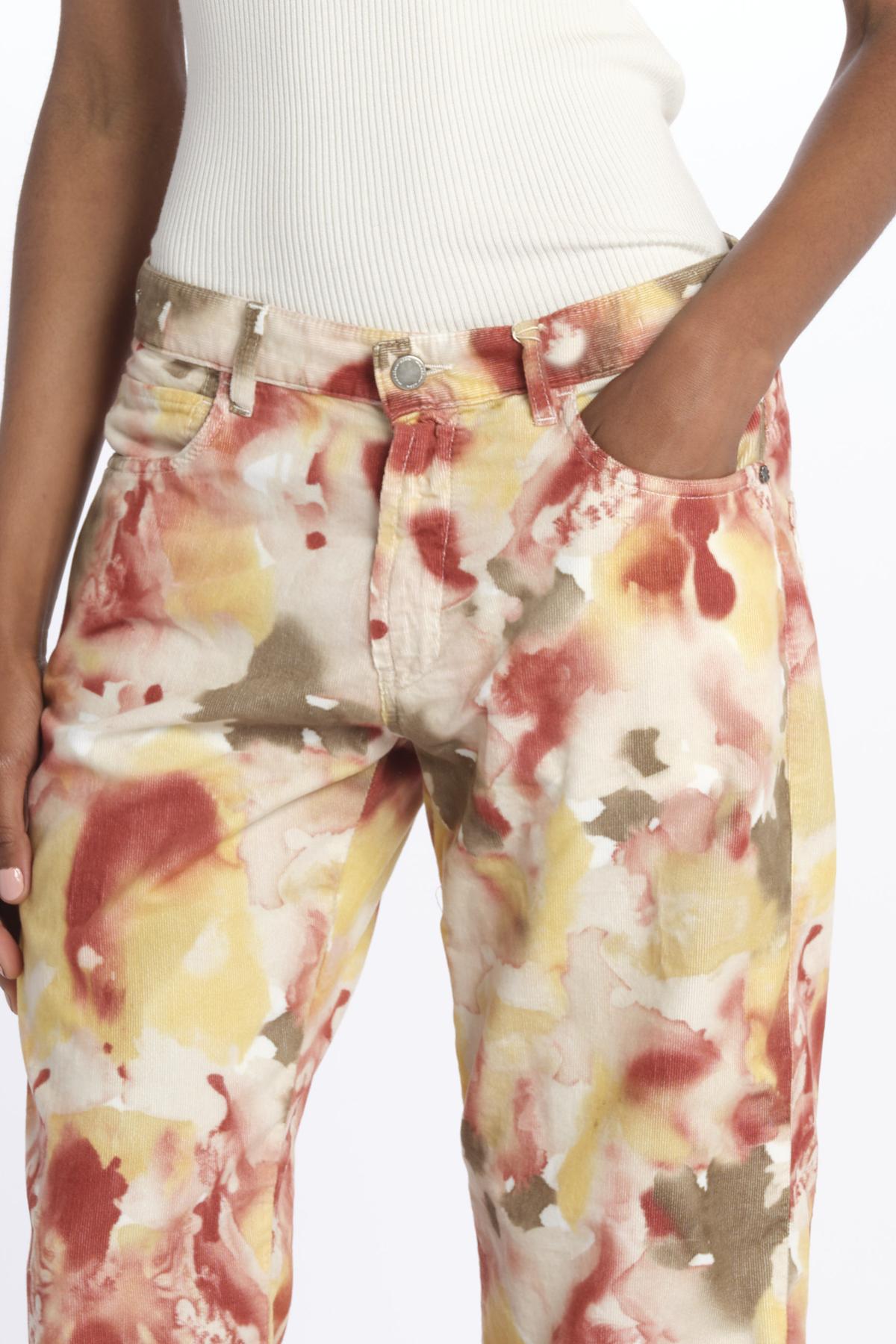 ALOSA pantalone con macchie M27D0ALOSAT3246 S338 massimo alba