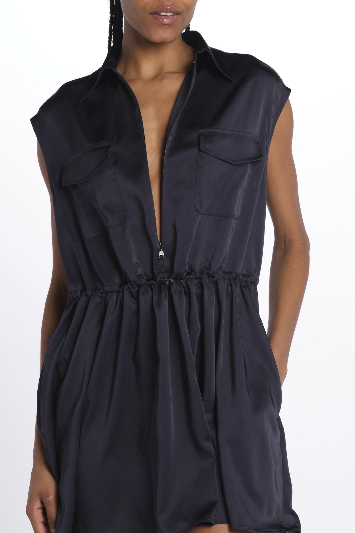 Mini abito con zip 2949 NAVY aspesi