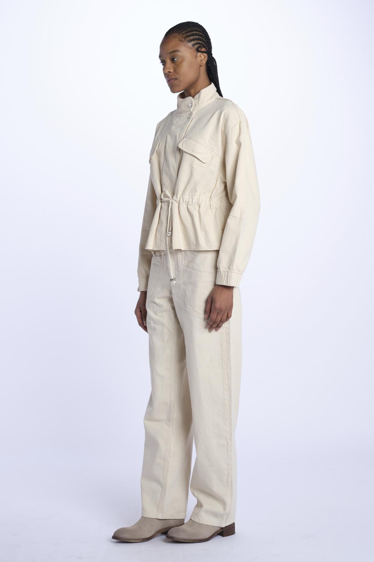 Sahariana Denim FALOU ECRU ba&sh