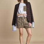 in cotone con tasca in montone TOM T-SHIRT MJD148PAT2977 J0248 WHITE jejia