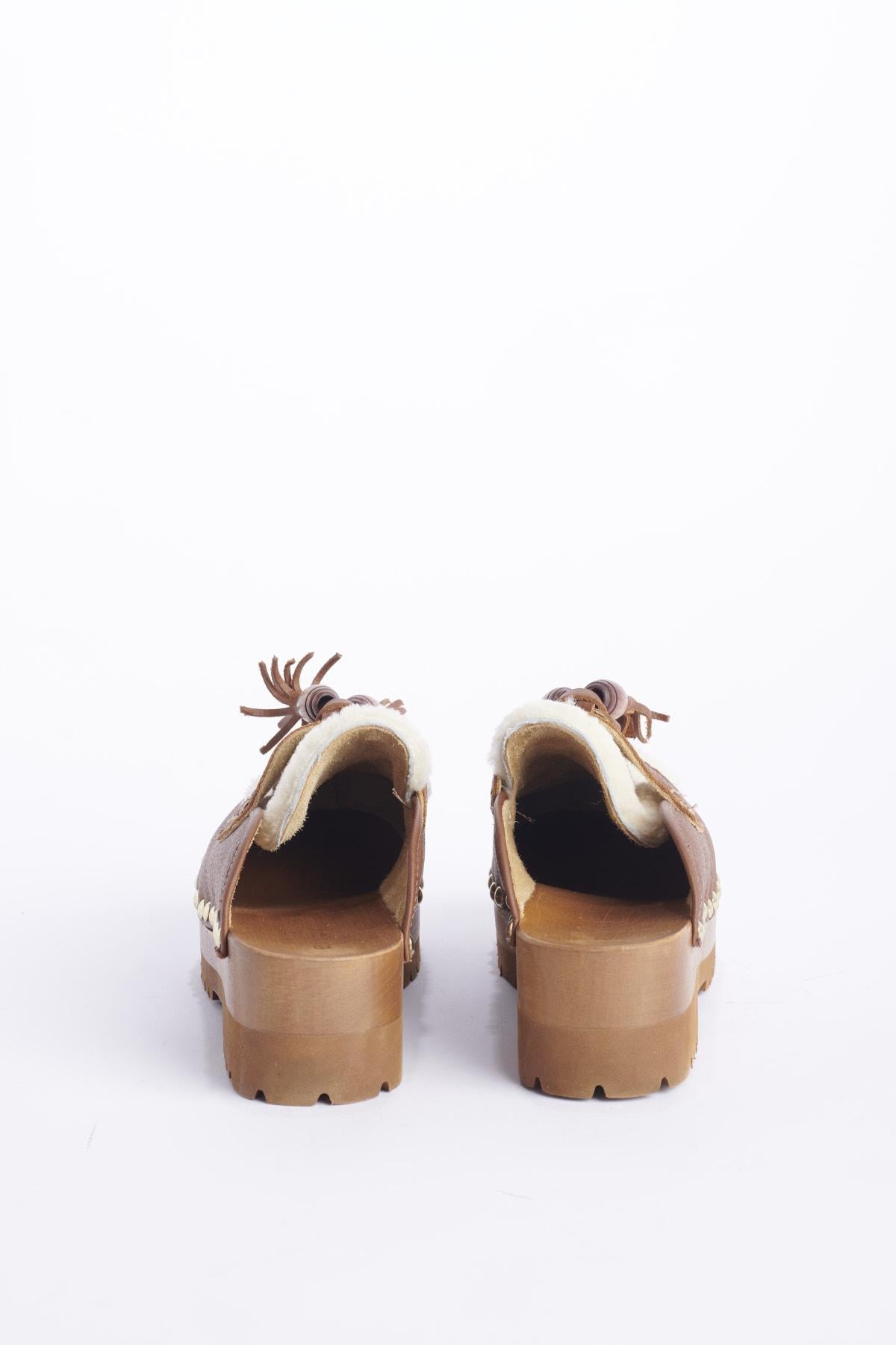 JDPF23FO10036936LAOFERCLOGS6 TAN LEATHER jejia