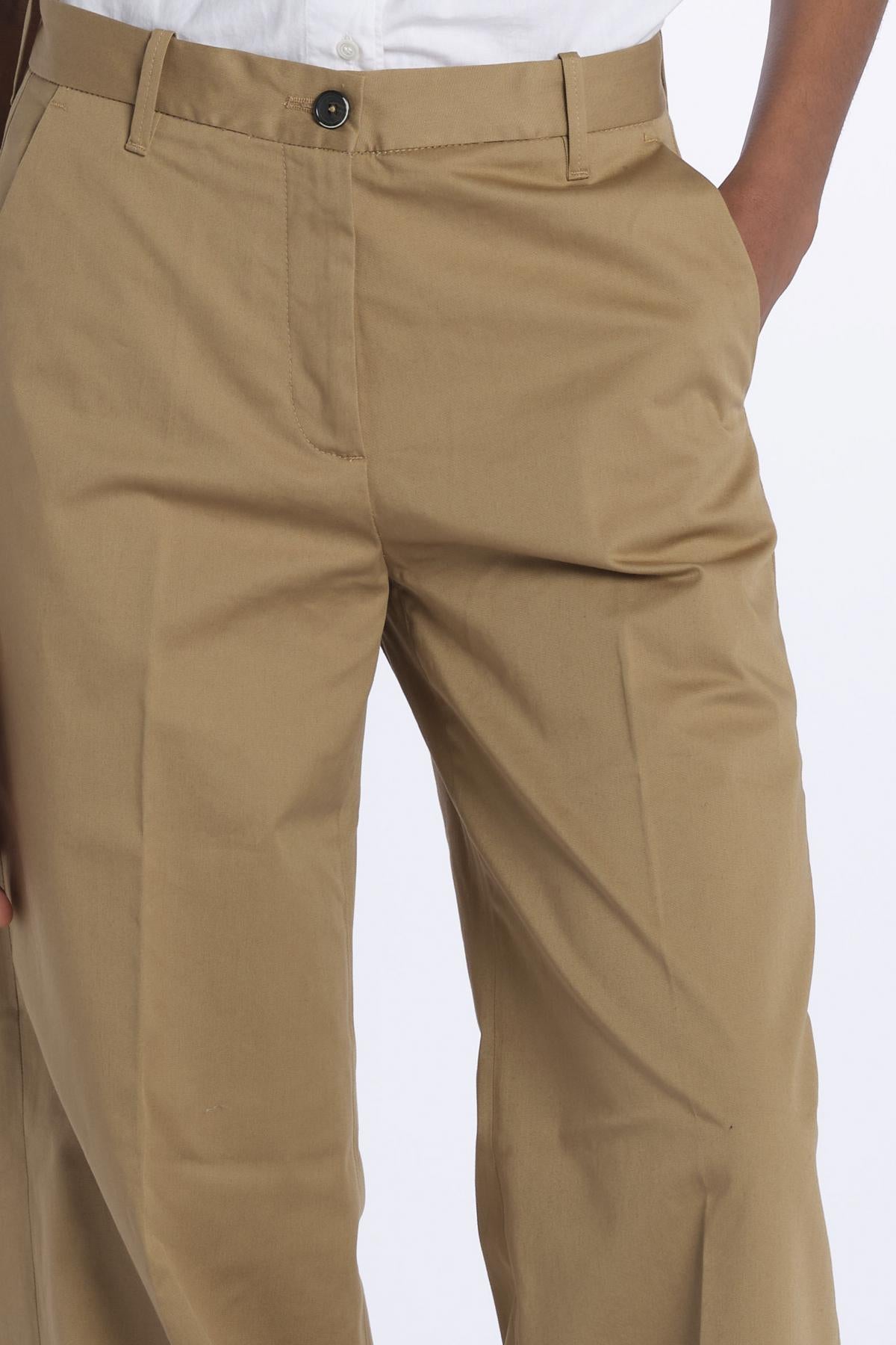 Pantalone NADIA co/ stretch NADIA NAC120 P01 CAMEL nine in the morning