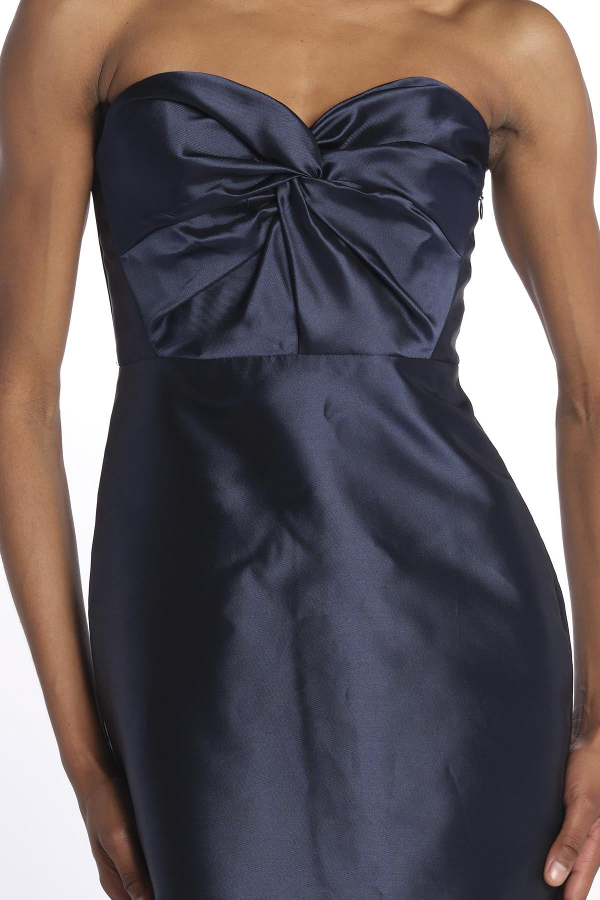 Abito HALEY lungo bustiere 12247954 NAVY malina