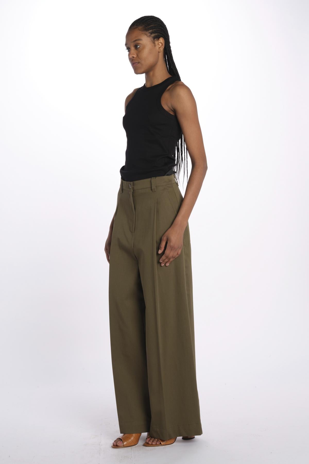 Pantalone lungo NEBBIE 2515131121600 002VERDEKAKI weekend maxmara