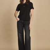 t-shirt con ali di strass. JWTS01669 NPIR 001 zadig & voltaire