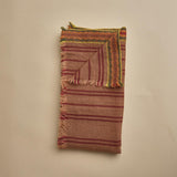 stola a righe. JOAQUIM BURGUNDY lovat & green