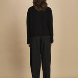 cardigan tre bottoni MIL4A24 Z3613S NERO milaura