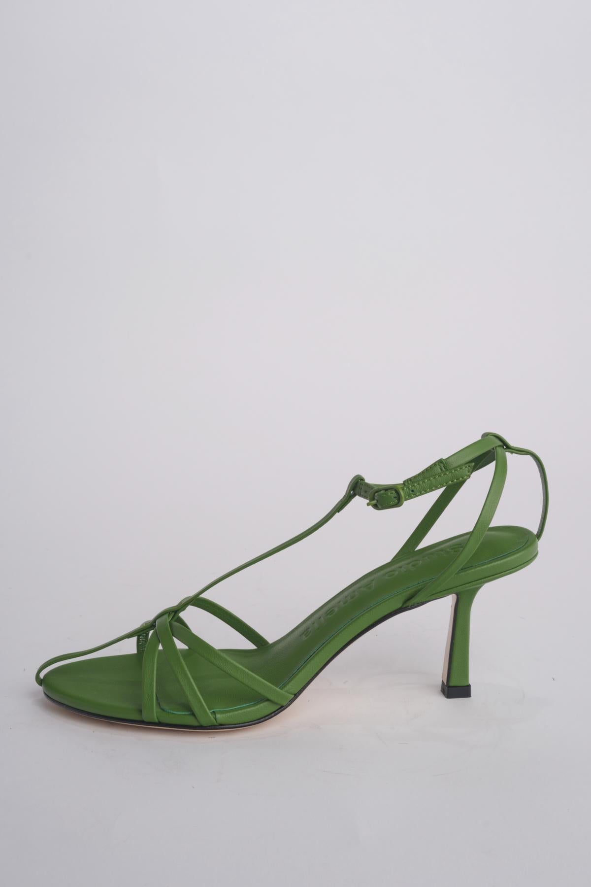 Sandalo AVIARY 70 HEEL F836CFS GREEN studio AMELIA