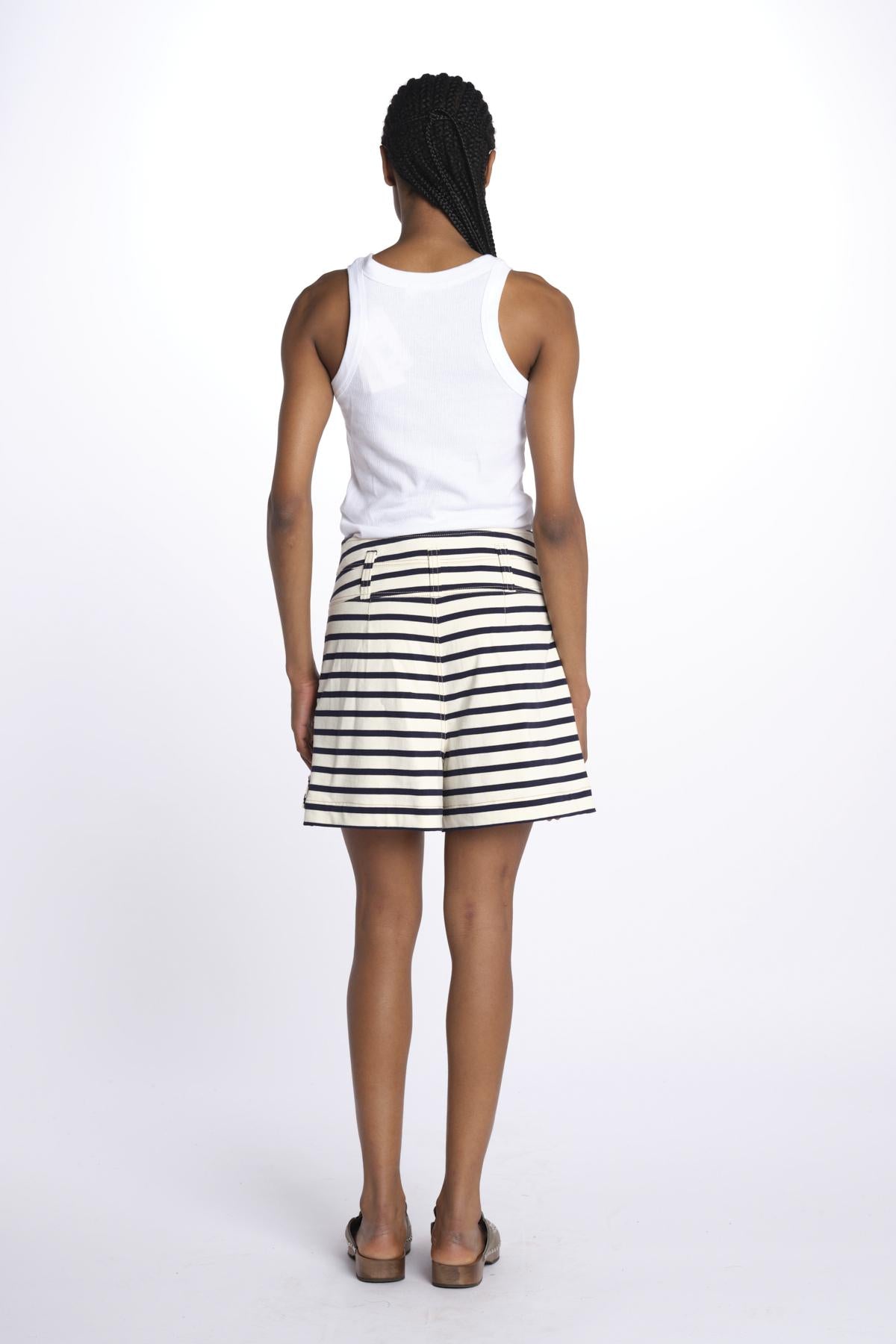 Bermuda WORK SHORTS jersey righe 10860 105 JERSEY BLUE STRIPE 19 jejia