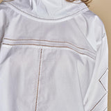 camicia collo alto e ajour. CHE0232 BLA0125W soeur