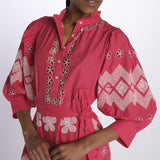 Caftano TOLEDO ricamo fiore TOLEDO1LDR WATERMELON antik batik