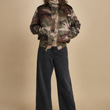 bomber unisex in nylon camouflage 756111C MA-408 CAMO alpha