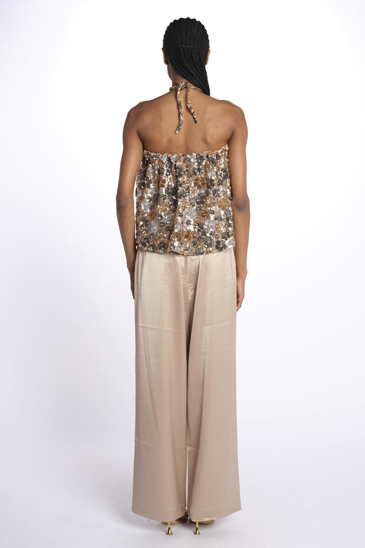 Top paillettes con coulisse T022 M915 n21