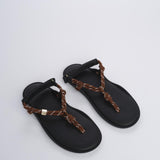 FLO' sandalo infradito FLÒ BROWN flòwze