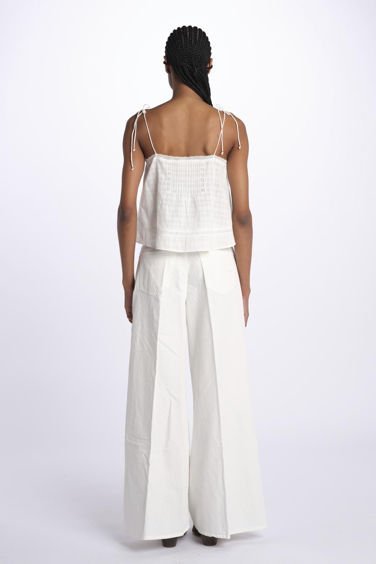 Top EVELY pizzo spallina EVELY ECRU vanessa bruno