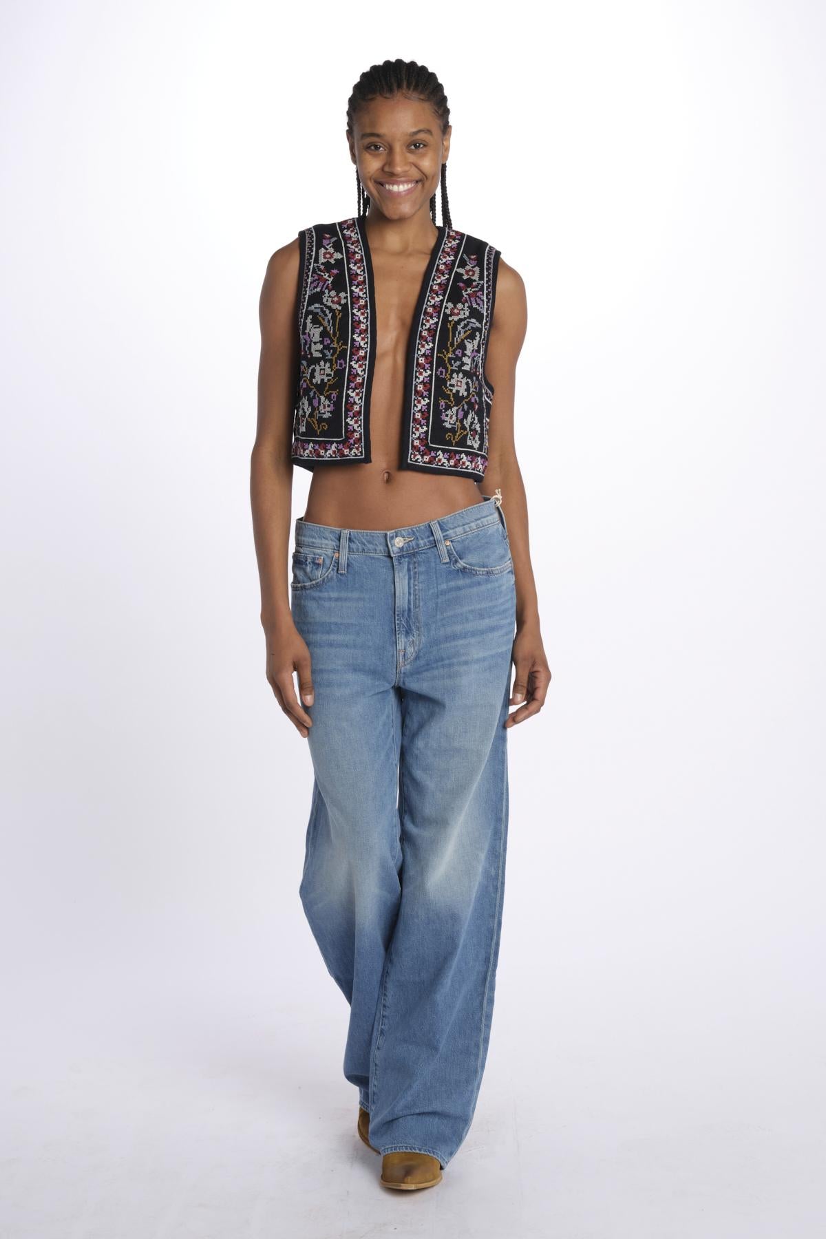 Gilet punto croce COCO BLEUNUIT ba&sh