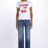 Walk bc concert cherry love JWTS02684 WHITE zadig & voltaire