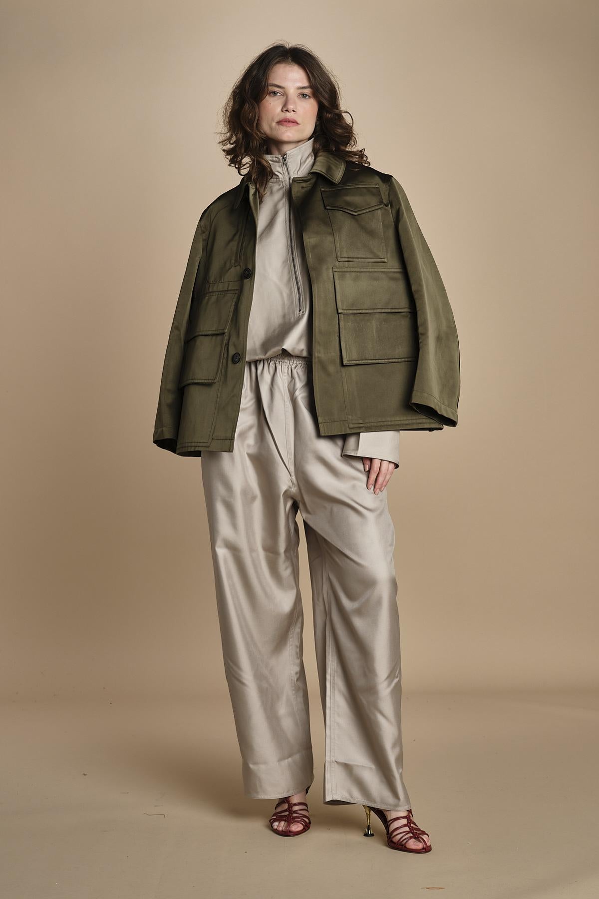 PASCH pantalone in seta con coulisse PASCH STONE sofie d'hoore