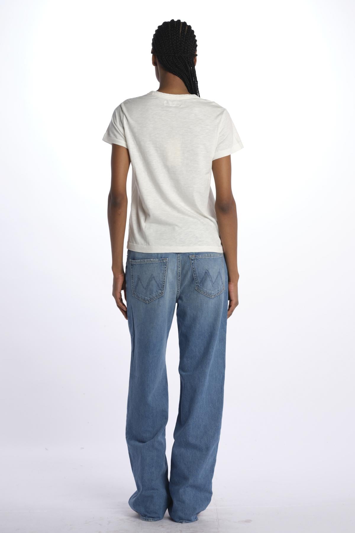 T-shirt girocollo m/c basic WSCT20 WHITE merz b