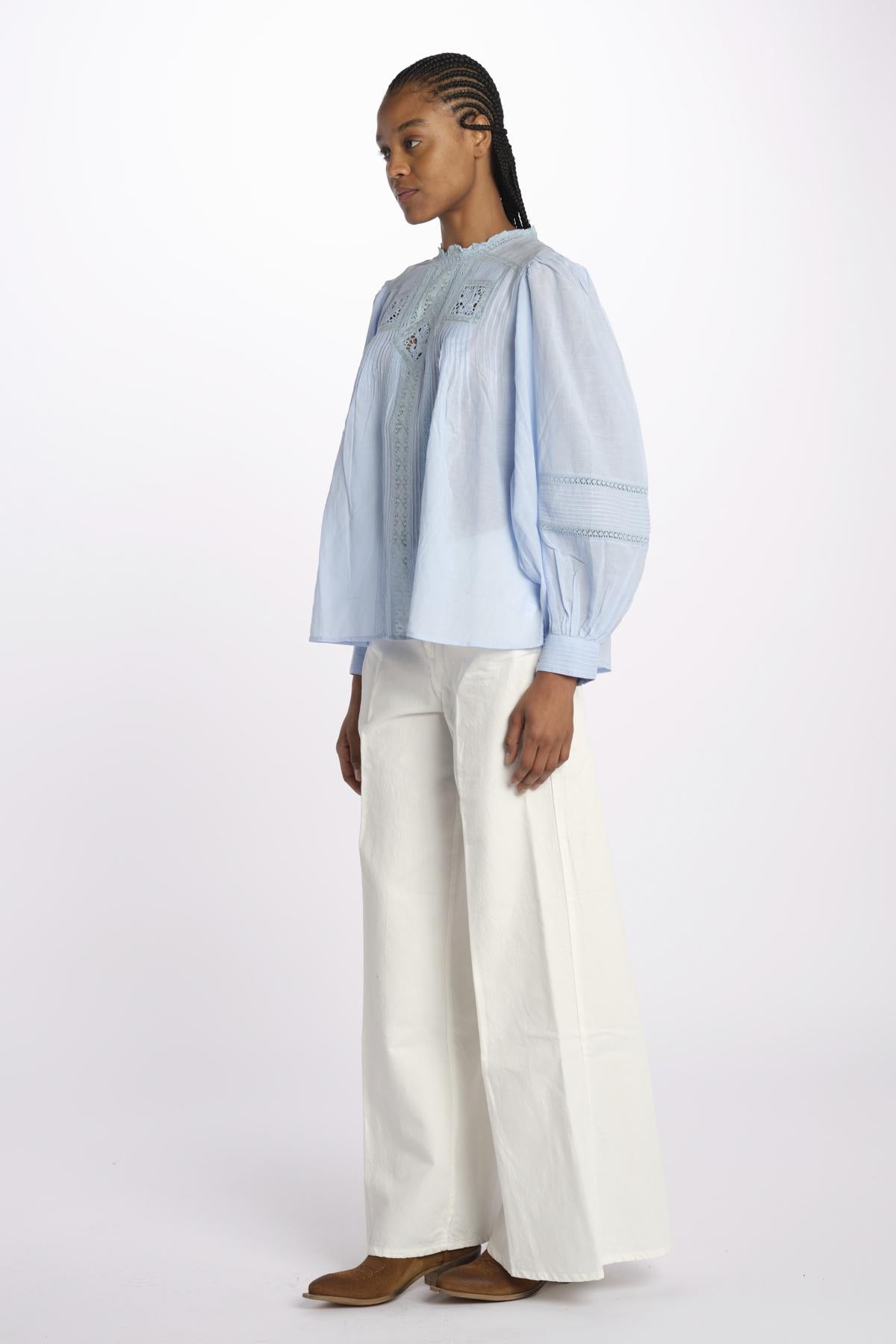 Camicia m/l pizzo CALIN CIEL879 vanessa bruno