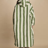 piumino lungo. 90110 SANTORINI RIGHE sittingsuit