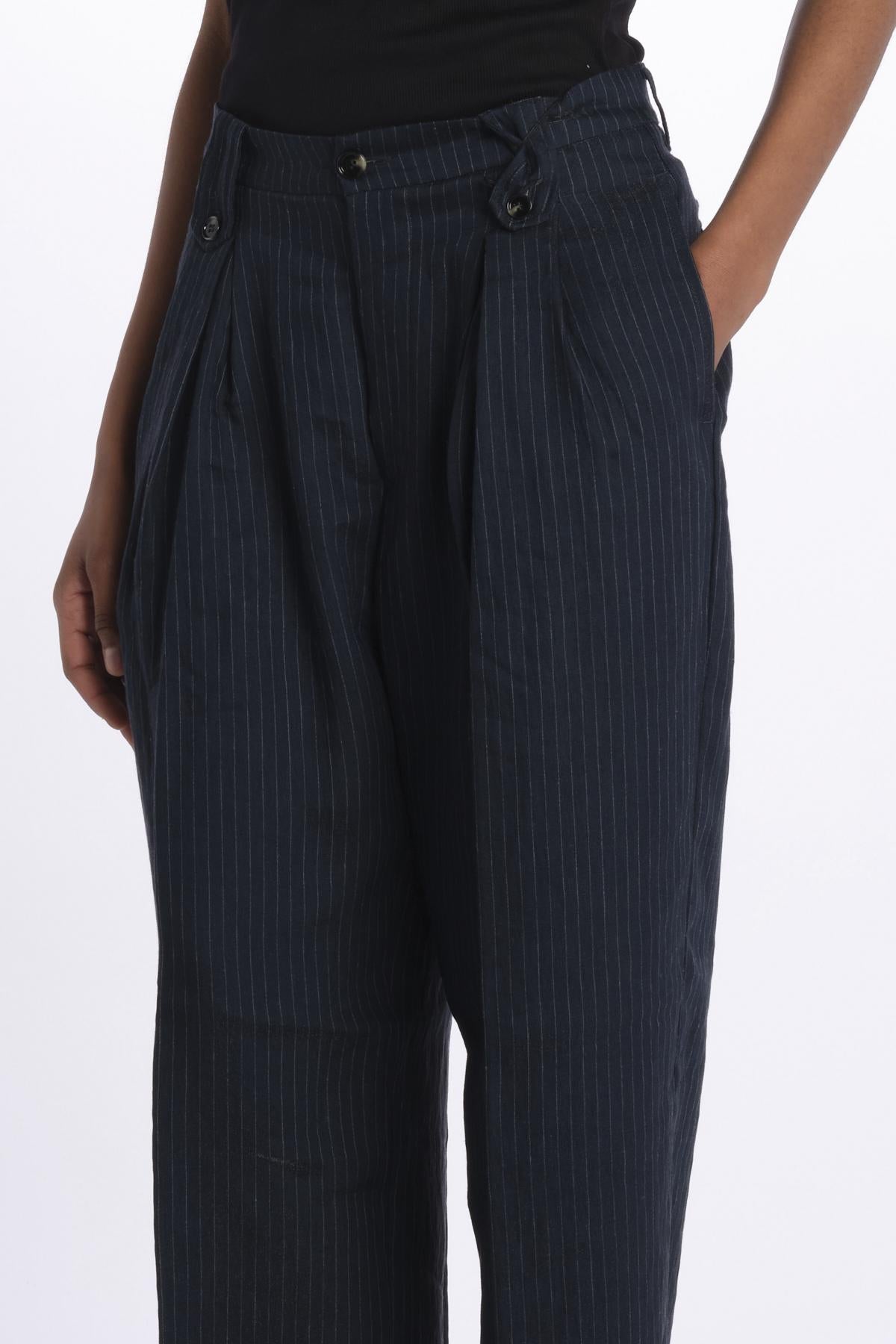 Pantalone CRISTAL pinces CRISTAL NAVY true avenue