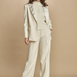 giacca doppipetto in cady 30303-313 LATTE 02 federica tosi